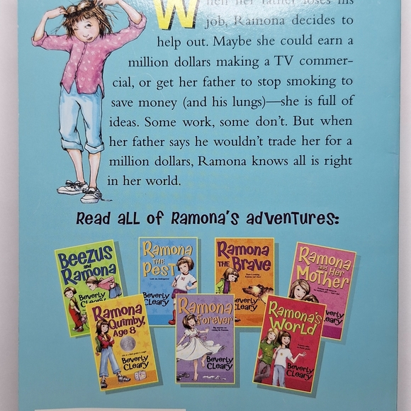 Ramona and Her Father by Beverly Cleary - Blue Cover - Picture 2 of 5